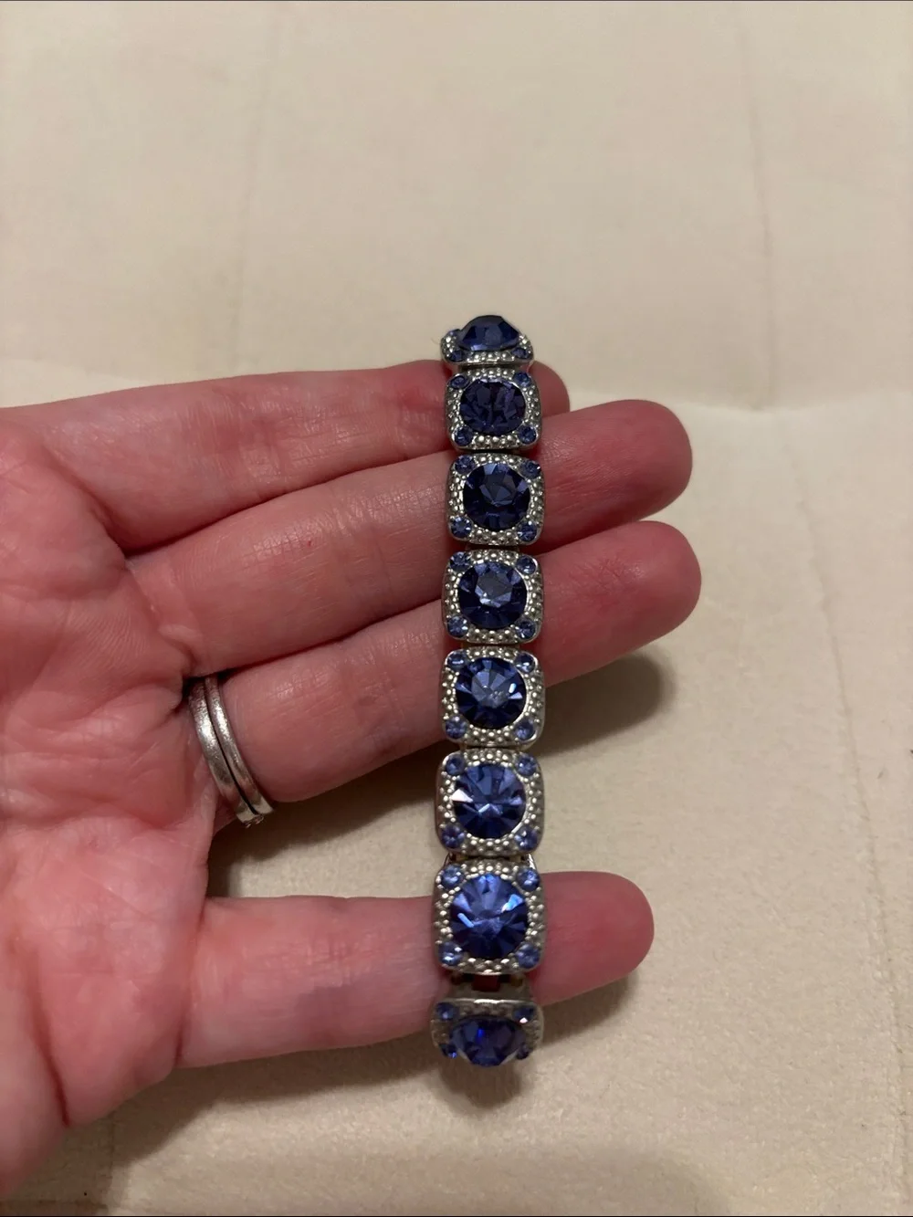 lavender Crystal Tennis Bracelet - Women Jewelry